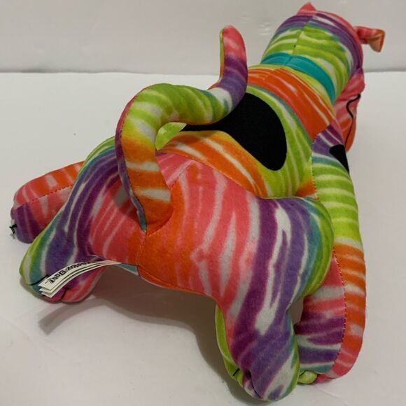 Scooby-Doo Rainbow Tie-Dye Plush Stuffed Animal Dog With tag 12", Toy - Picture 8 of 8